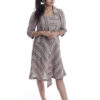 Stripe linen dress -2