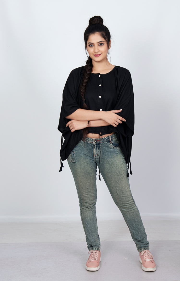 Flow & Drape Button-Up Top