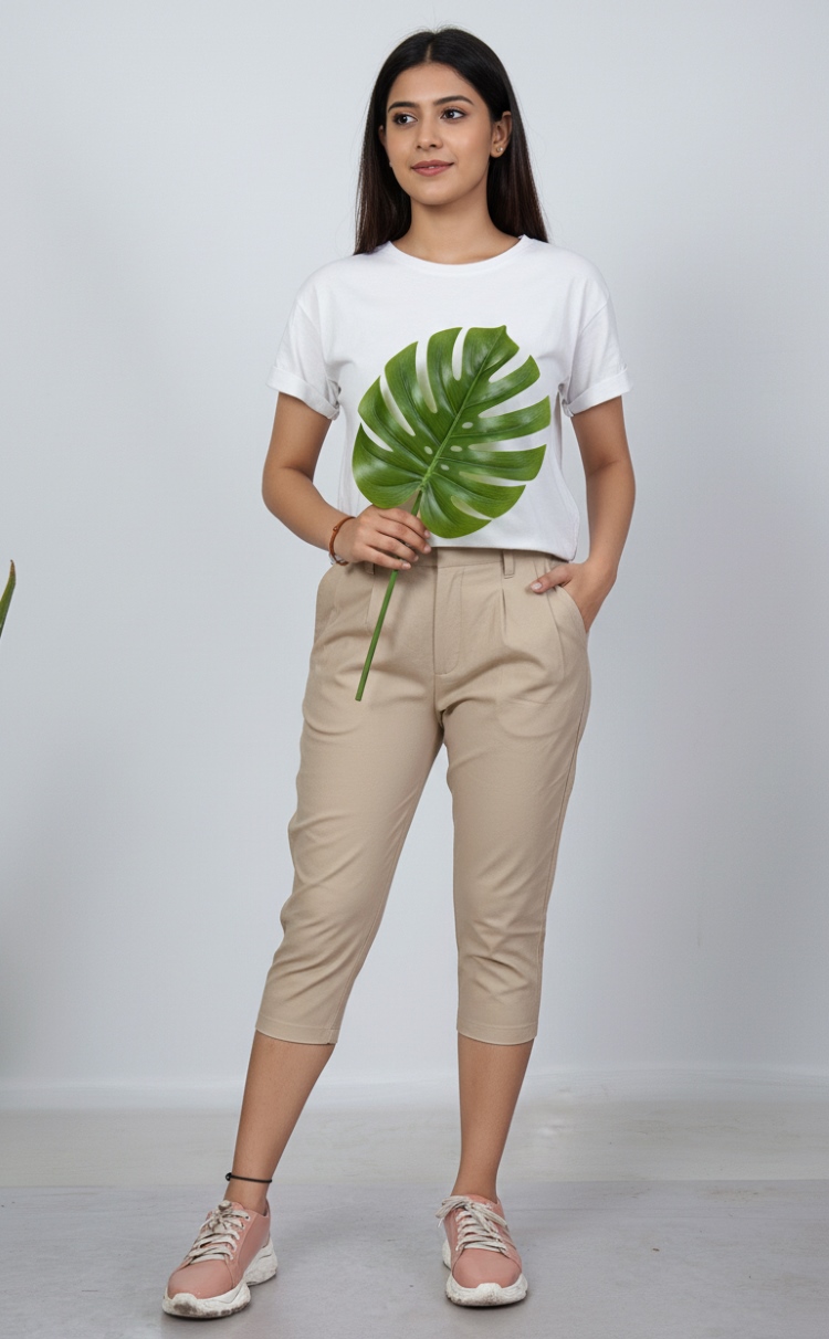 Sand Dune Organic Stretch Capris