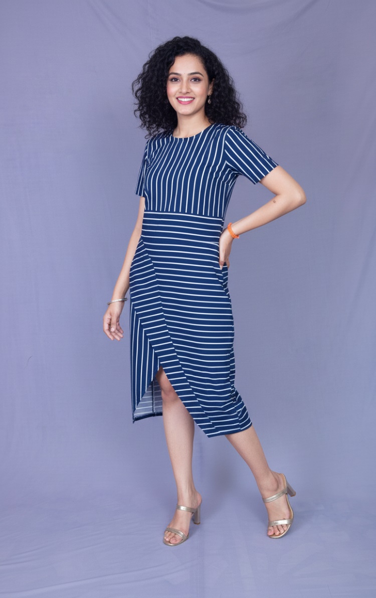 Stripe Cotton Dress