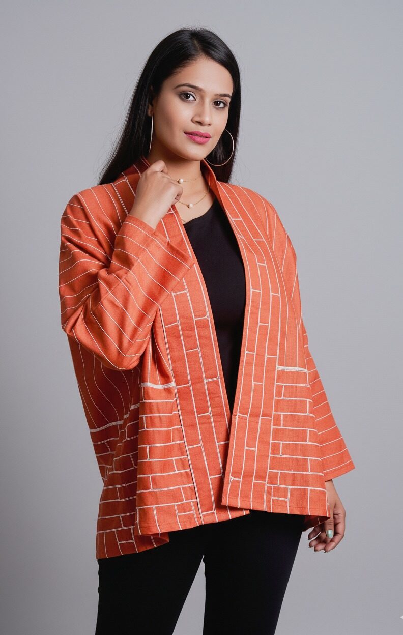 The "Artisan Ember" Embroidered Jacket