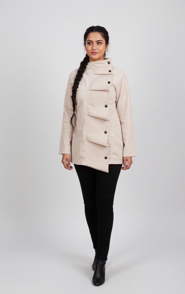 The Corduroy Asymmetric Jacket