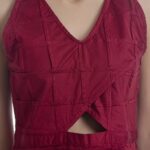 Red organic cotton dress 1