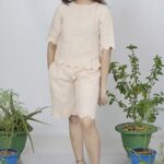 Organic linen long short set 1