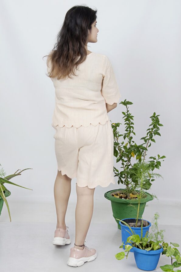 Organic linen long short set 4