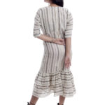 Ruffle linen dress 2