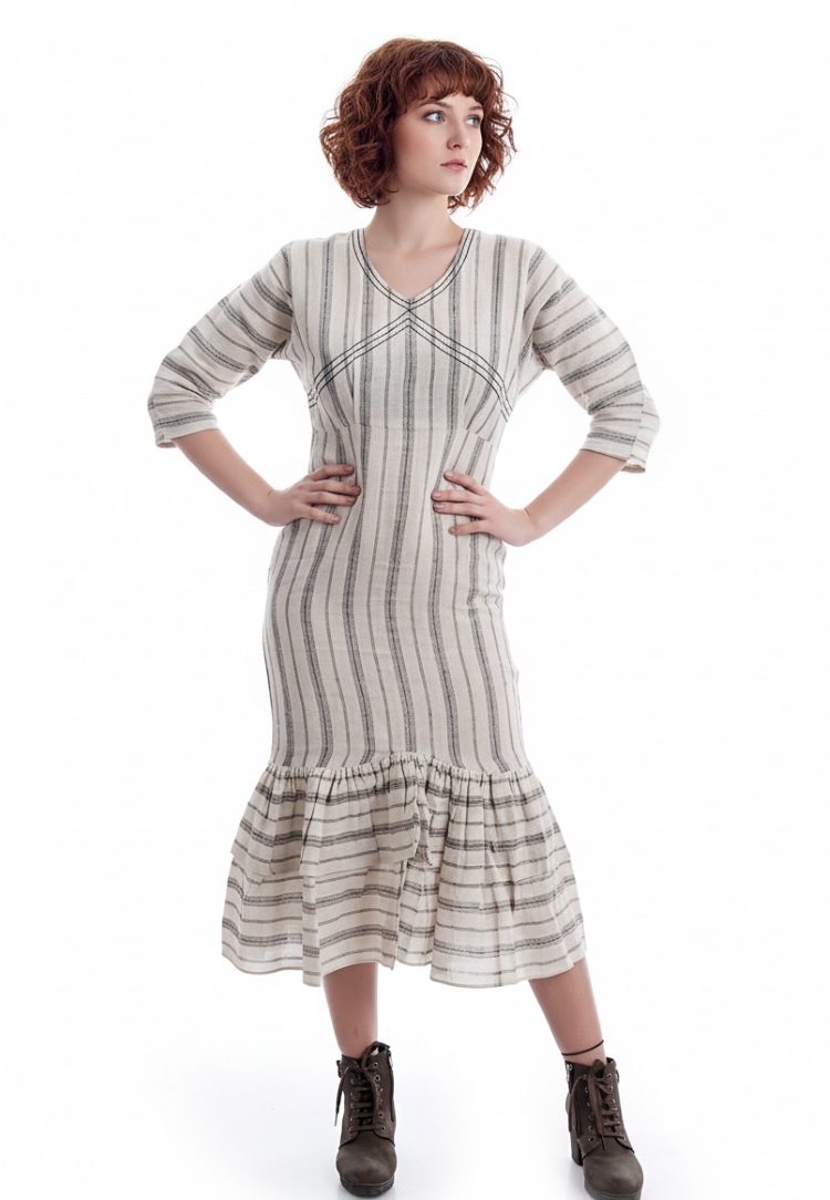 Striped Serenity Dress