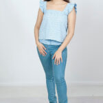 Organic-Sky-blue-polka-dot-top-1