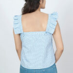 Organic-Sky-blue-polka-dot-top-1